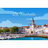 Tableau mural illustration La Rochelle