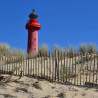 Tableau sur toile Phare sur la Plage