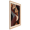 Tableau mural encadré couple 65x97 cm biais
