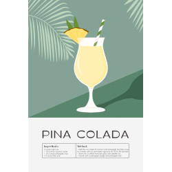 Tableau mural Pina Colada
