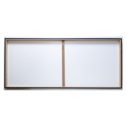 Tableau sur verre synthétique tempête marine 65x145 cm | Photoexpression