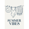 Tableau mural encadré summer vibes 65x97 cm
