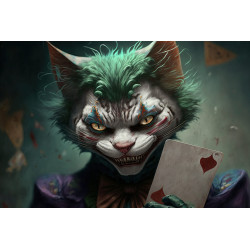 Tableau mural Chat Joker