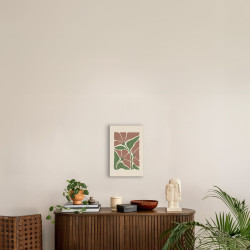 Tableau mural fleurs abstraites ambiance