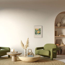 Tableau mural feuilles tropicales ambiance