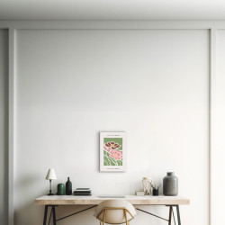 Tableau mural abstractions florales ambiance