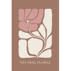Tableau mural Neutral Floral