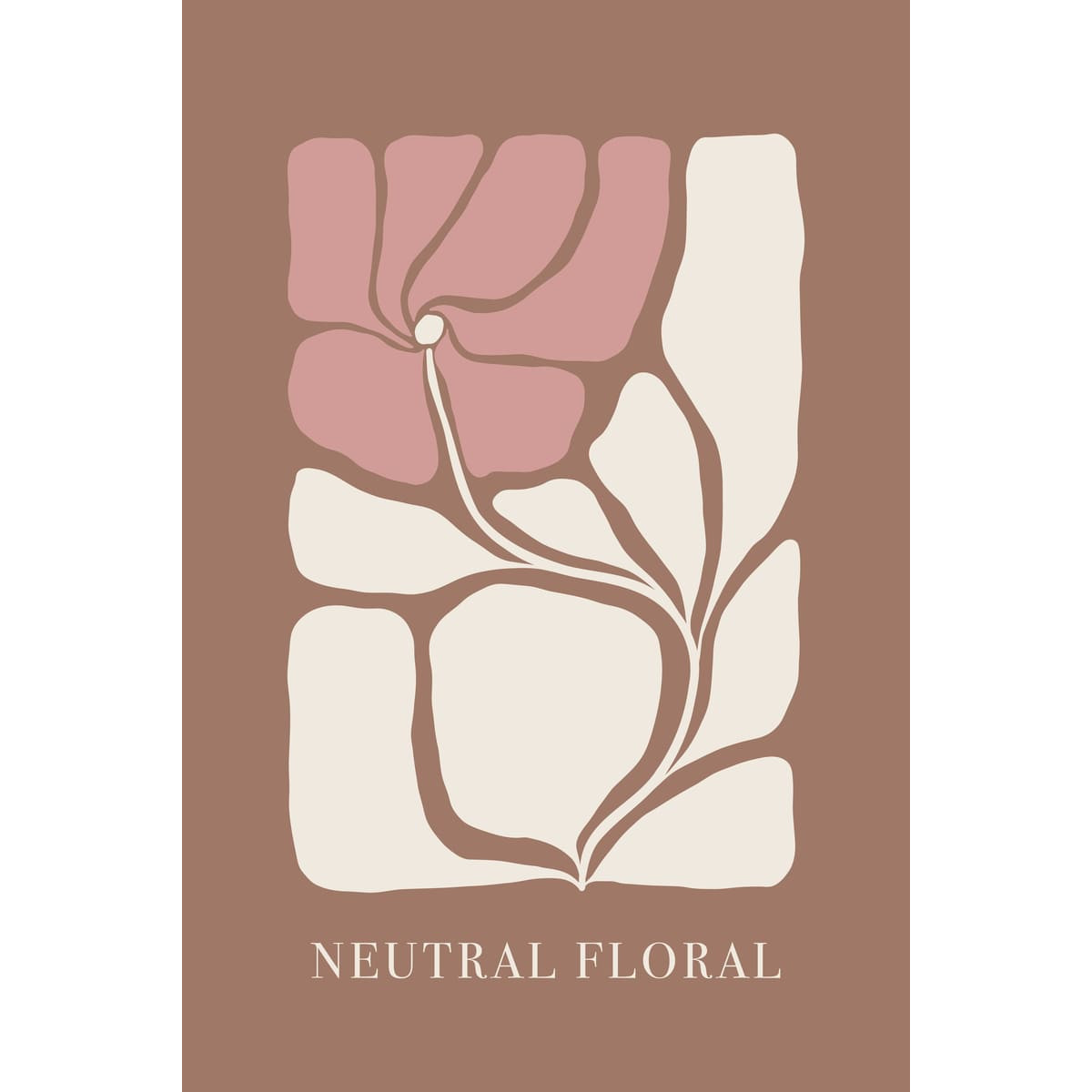 Tableau mural Neutral Floral Tableau mural Neutral Floral