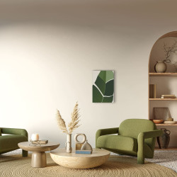 Tableau mural feuillage contemporain ambiance