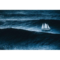 Tableau mural voilier en haute mer | Photoexpression
