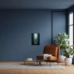 Tableau mural explorateur abyssal ambiance