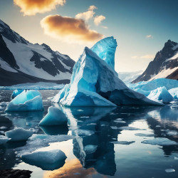 Tableau mural paysage arctique