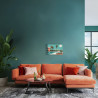 Tableau mural oasis moderne ambiance