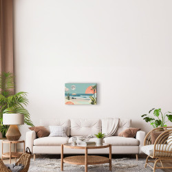 Tableau mural escapade côtière ambiance