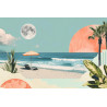 Tableau mural escapade côtière