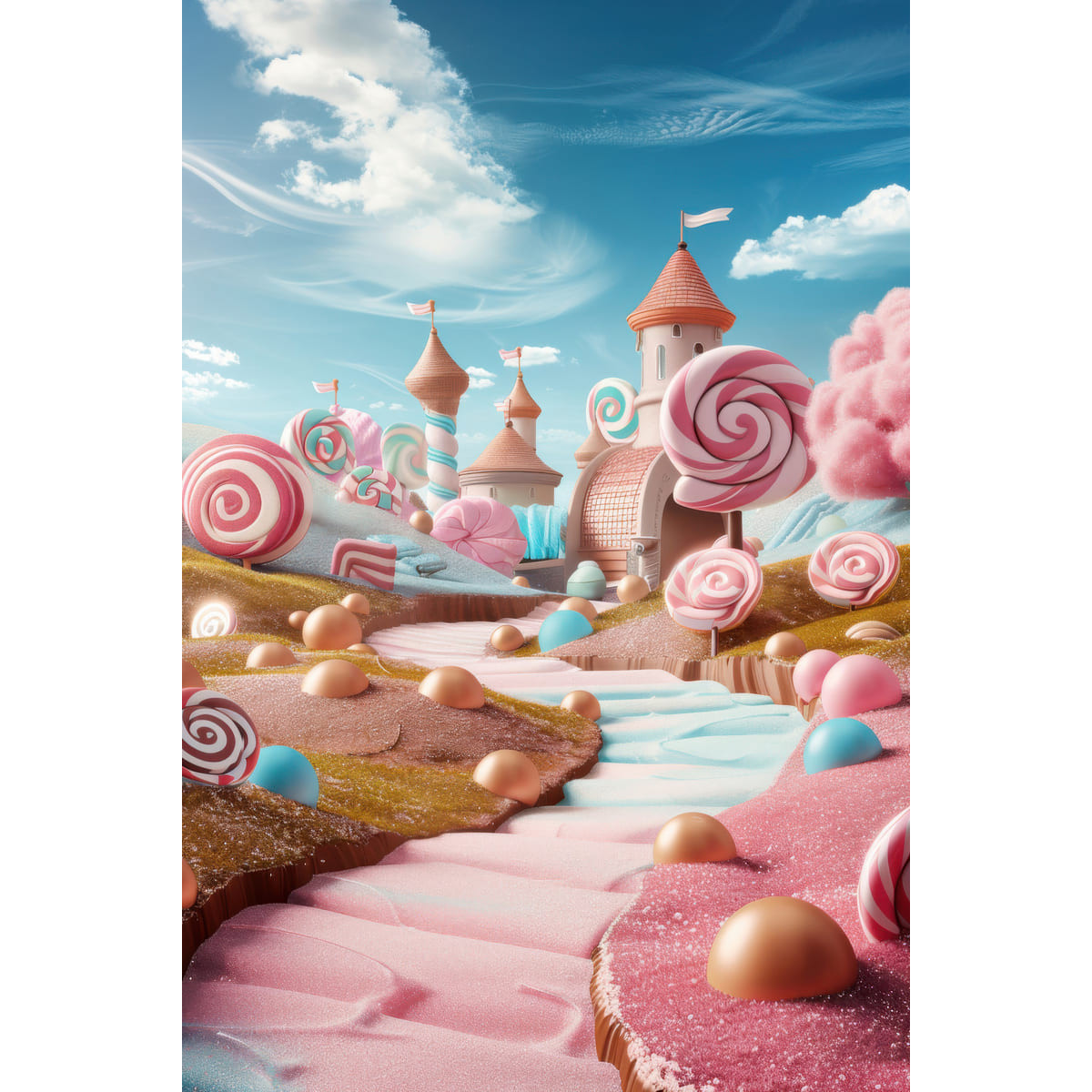 Tableau mural paysage sucré Tableau mural paysage sucré