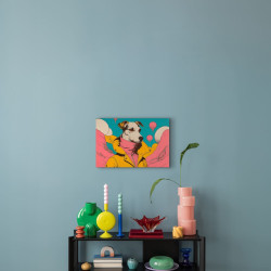 Tableau mural portrait de chien stylisé  | Photoexpression