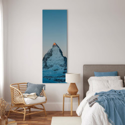Tableau sur toile sommet du Cervin ensoleillé ambiance