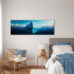 Tableau sur toile iceberg sous-marin ambiance