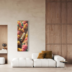 Tableau sur toile train automnal | Photoexpression