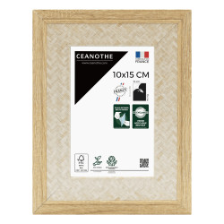 Cadre photo Palma bois 10X15 cm face