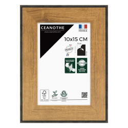 Cadre photo Loft noir 10x15 cm face