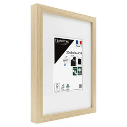 Cadre photo Milan brut 20x30 cm/A4 avec passe-partout biais