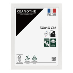 Cadre photo Éternel blanc 30x40 cm face