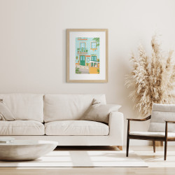 Image encadrée Street 30x40 cm