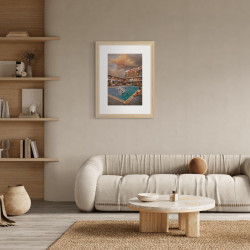 Image encadrée Seventies 30x40 cm