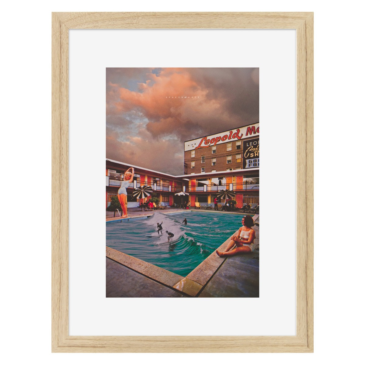 Image encadrée Seventies 30x40 cm