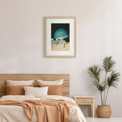 Image encadrée Summer 30x40 cm