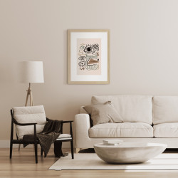Image encadrée Oeil 30x40 cm