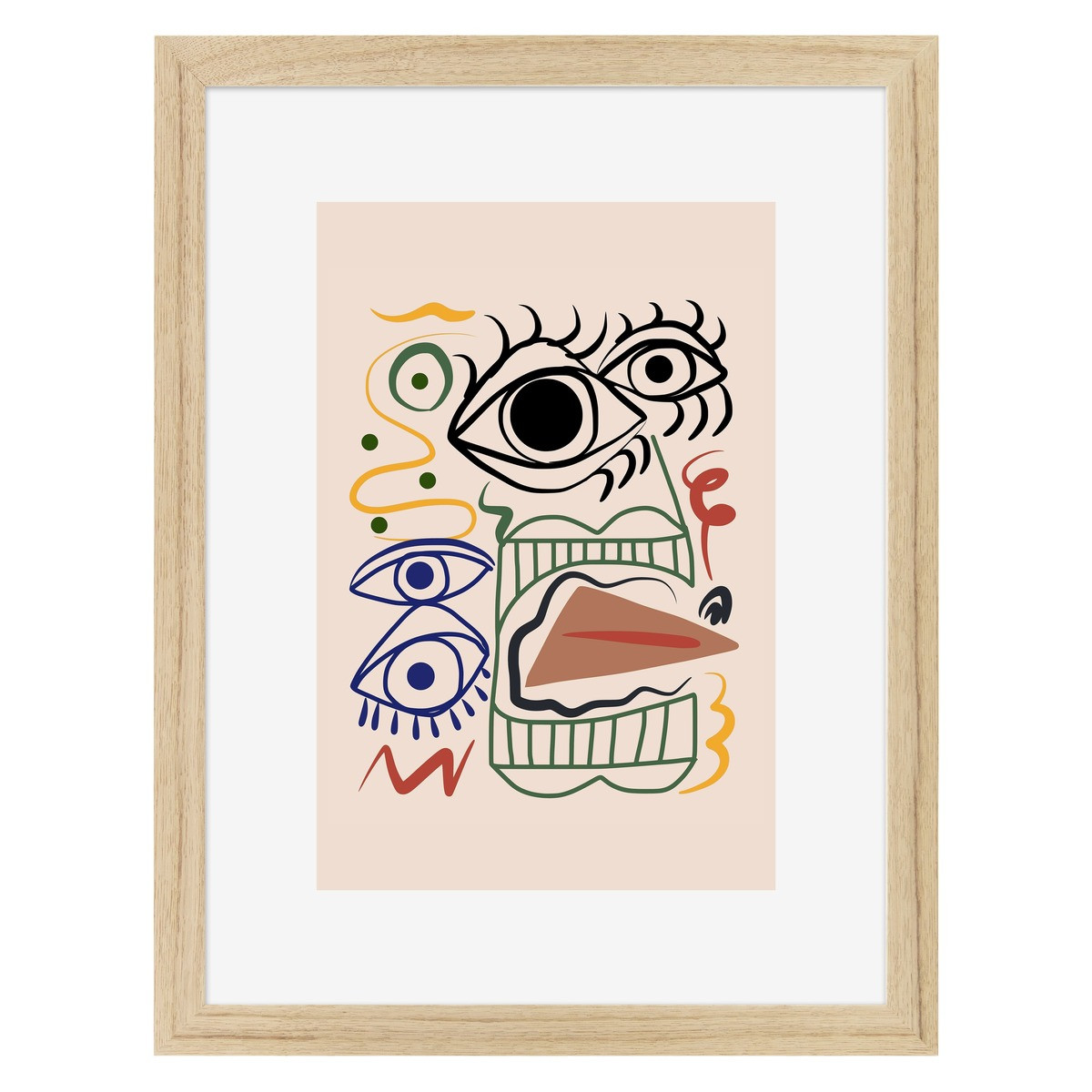 Image encadrée Oeil 30x40 cm Image encadrée Oeil 30x40 cm