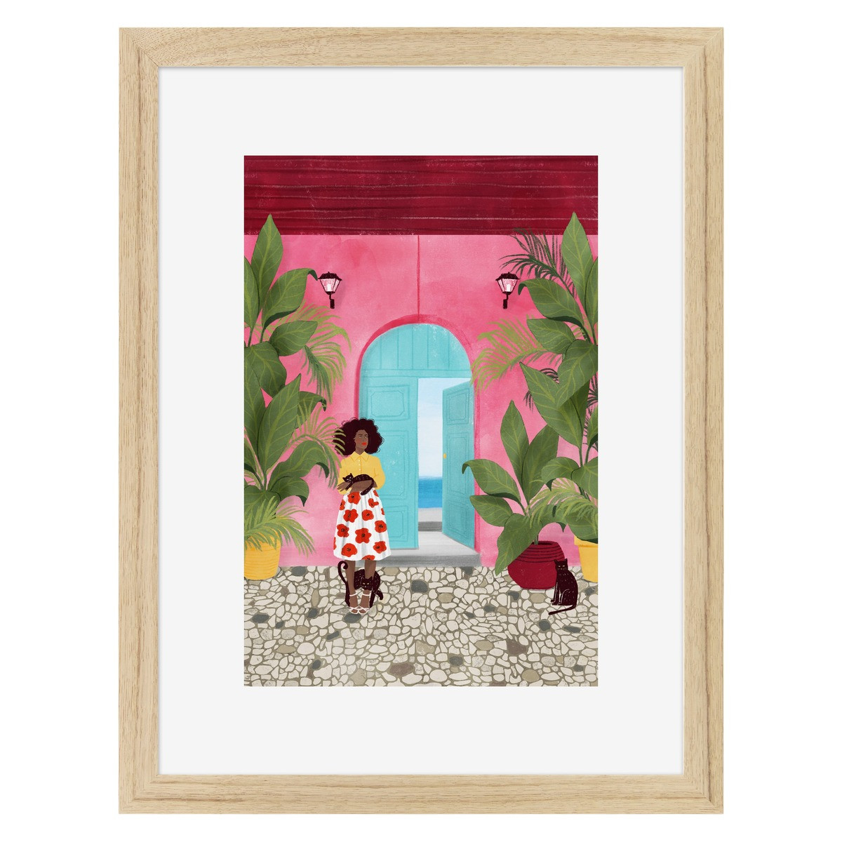 Image encadrée Life 30x40 cm
