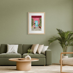 Image encadrée Life 30x40 cm