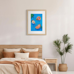 Image encadrée Amies 30x40 cm