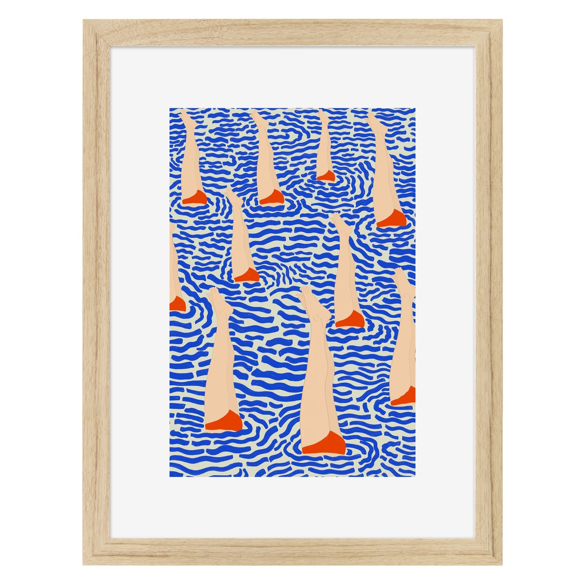 Image encadrée Bain 30x40 cm