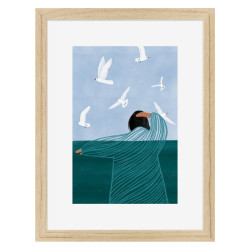 Image encadrée Bird 30x40 cm