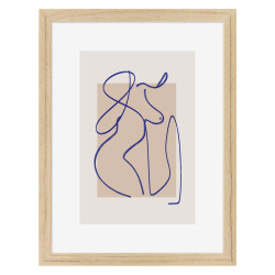 Image encadrée Féminité 30x40 cm