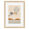 Image encadrée Montgolfière 30x40 cm