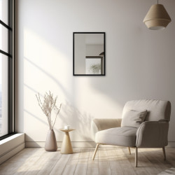 Miroir caisse américaine 44x54 ambiance