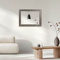 Miroir Forge métal 63x83 cm ambiance