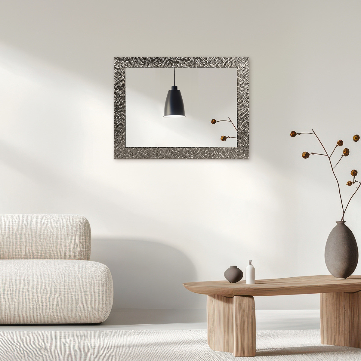 Miroir Forge métal 63x83 cm ambiance Miroir Forge métal 63x83 cm ambiance