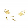 Lot d'attaches triangulaires Brio 12 mm