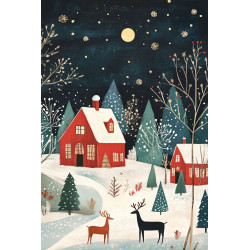 Tableau sur toile Noël Illumine 30x45 cm | Photoexpression