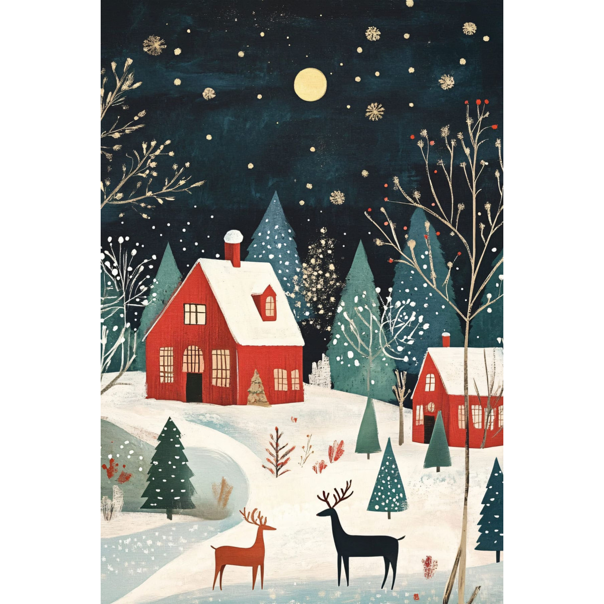 Tableau sur toile Noël Illumine 30x45 cm | Photoexpression