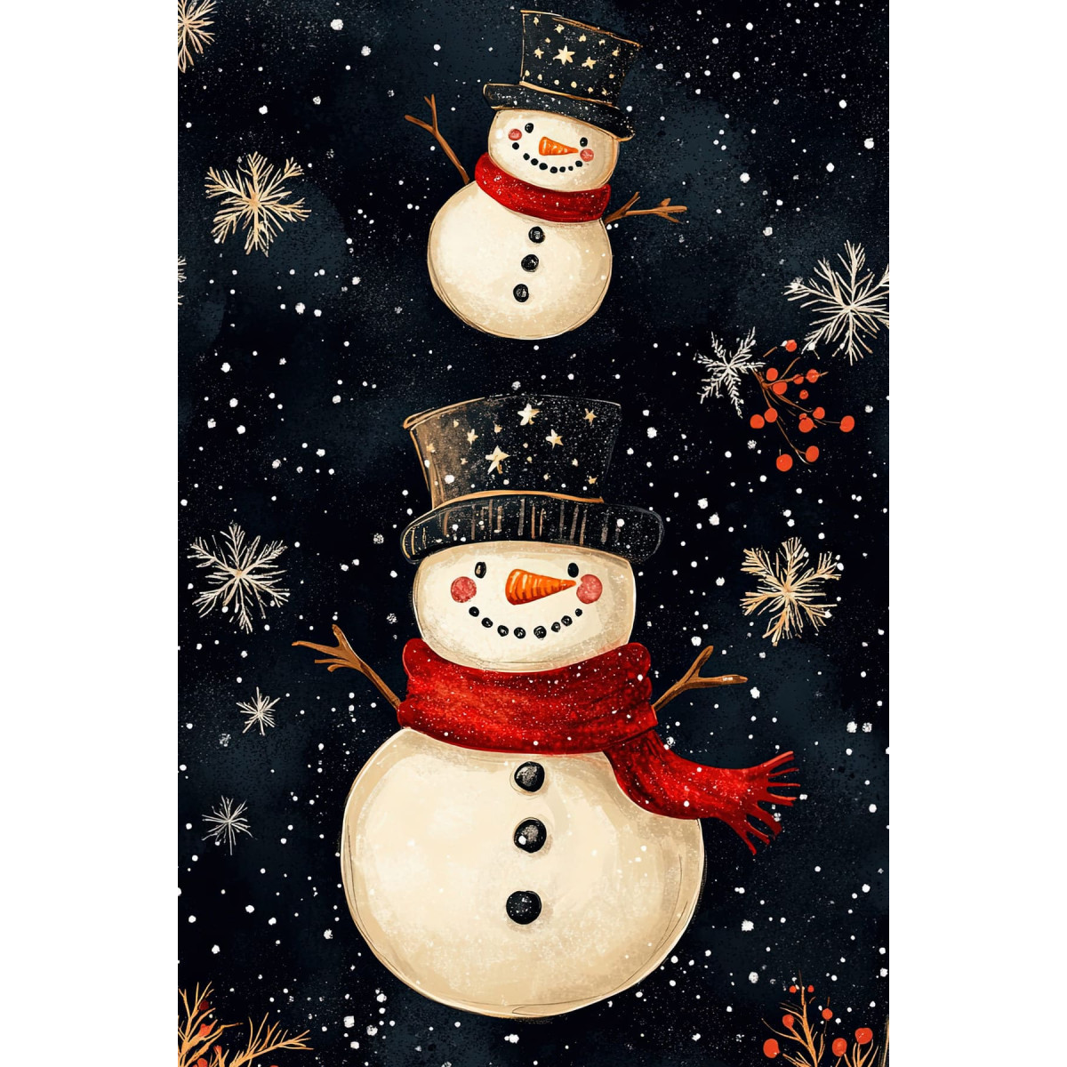 Tableau sur toile Illu Noël 30x45 cm | Photoexpression