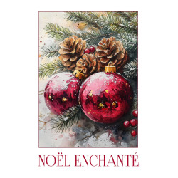 image Tableau sur toile noël enchanté 30x45 cm