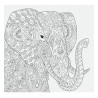 Album photos pochettes éléphant à colorier 200 photos - Face